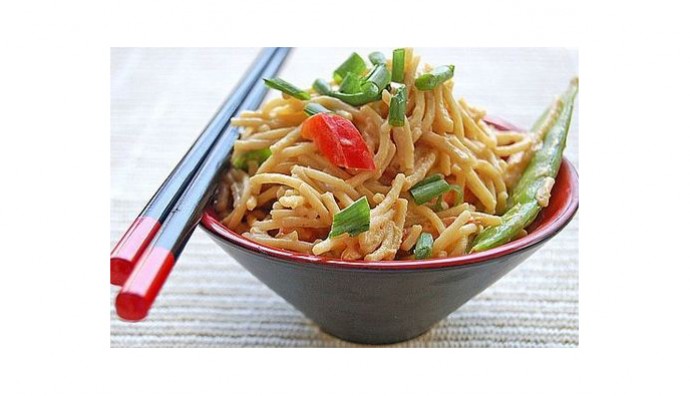 Asian Noodles with Peanut Sauce