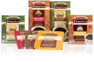 Different packages of Teecino Herbal Coffee