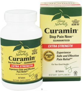 The package of the Curamin supplement